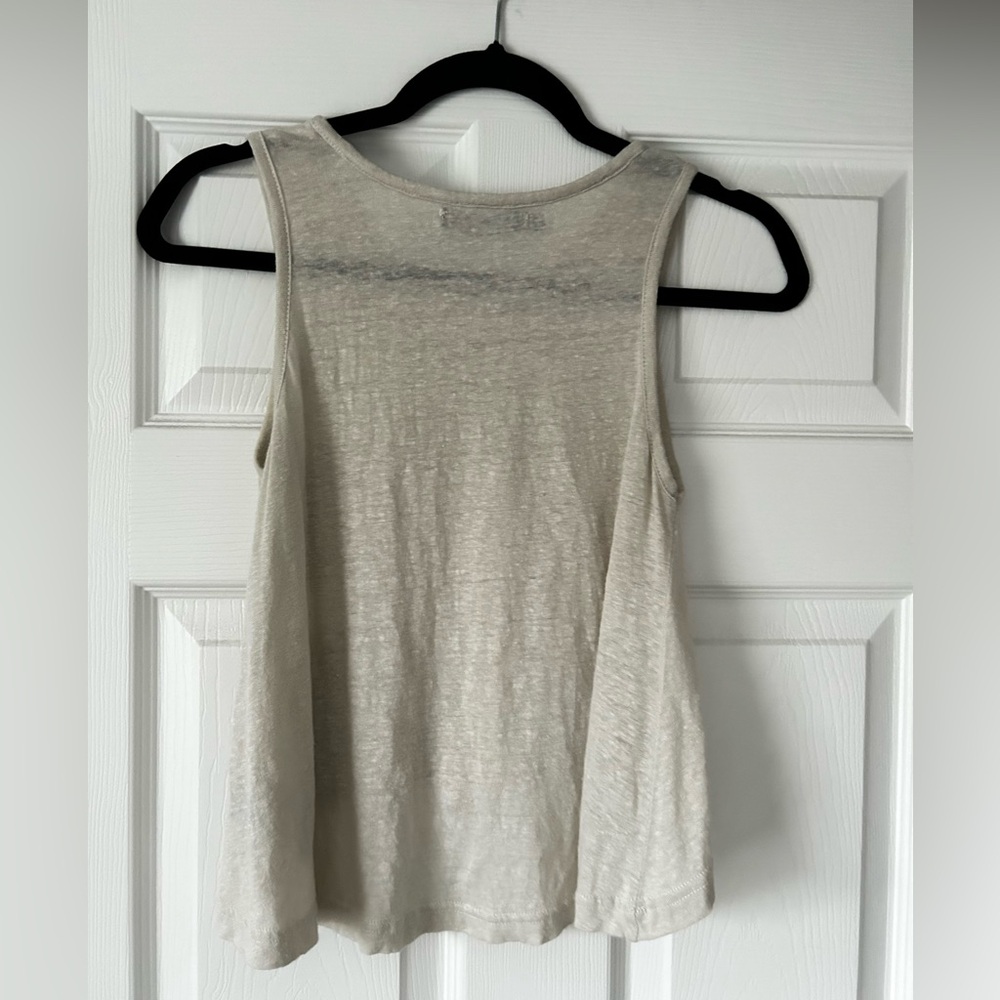 Patterson J. Kincaid Cream Tank Top - Picture 3 of 3